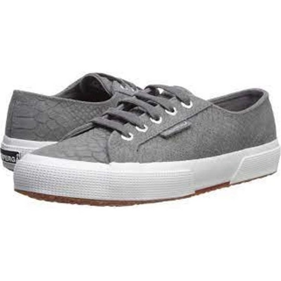 NWOT Superga Suede Anaconda in Gray - Picture 2 of 9